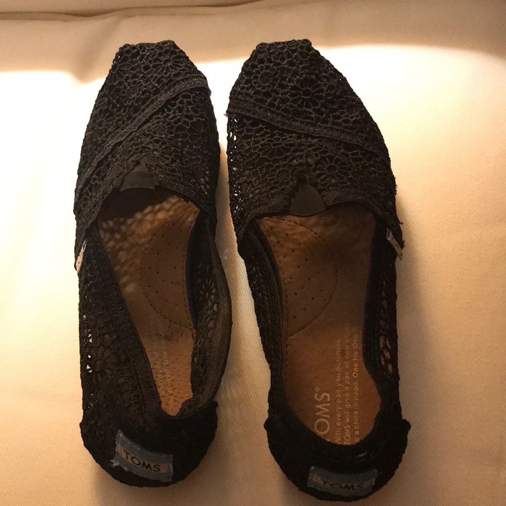 TOMS Alpargata Moroccan Crochet Slip-Ons
